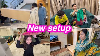 New setup  ibrahim ki shoping  Sitara yaseen vlog [upl. by Asert814]