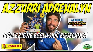 AZZURRI ADRENALYN XL 2024 LA RACCOLTA PANINI IN COLLABORAZIONE CON ESSELUNGA APRIAMO LO STARTER [upl. by Korney333]