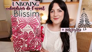 Calendrier de lAvent BLISSIM 2024  UNBOXING 🎅🏼🎄 Je le dévoile 😱 Plus abordable 🥰 [upl. by Gordie]