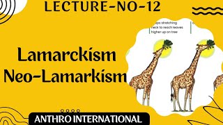 Lamarckism and Neo Lamarckism [upl. by Emerald]