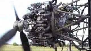 Wright 3350 Radial Engine [upl. by Ardnwahsal]