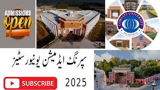 All Open Spring Admission Universities 2025Universities who open their Spring Admission [upl. by Aibara]