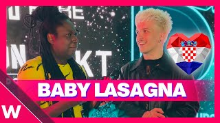 🇭🇷 Baby Lasagna Croatia  quotRim Tim Tagi Dimquot Interview  London Eurovision Party 2024 [upl. by Alfeus]