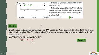 fizik 11 elektrik ve manyetizma değerlendirme soru çözümleri 2 [upl. by Odlabso]