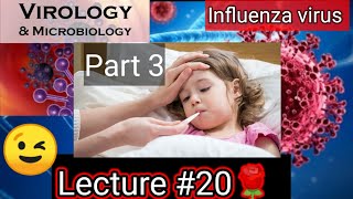 influenza virus influenza virus microbiology influenza virus treatment VIROLOGY part 3 [upl. by Anayrb]