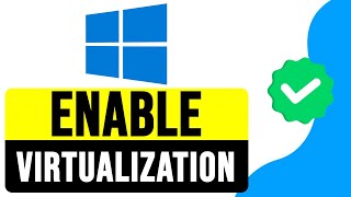 How to ENABLE VIRTUALIZATION in Windows 10  DISABLE Virtualization in BIOS Windows 10 2024 [upl. by Gae]