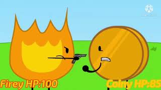 BFB Firey Vs Coiny [upl. by Bertha]