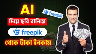 Ai দিয়ে ছবি বানিয়ে Freepik থেকে টাকা ইনকাম। Image Ready  Upload Process  Image Approve  2024 [upl. by Lagiba]