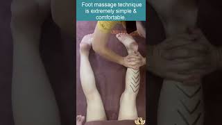 Kỹ thuật massage đơn giản và siêu thoải mái massagefoot relax relaxing spa foot shorts [upl. by Anahpos]