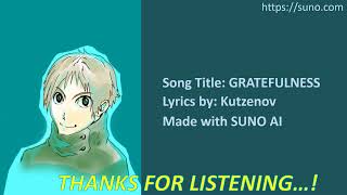 Japanese Song  Gratefulness [upl. by Enitsahc606]