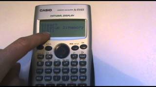 Resetear calculadora Casio fx570 ES [upl. by Ellertal]