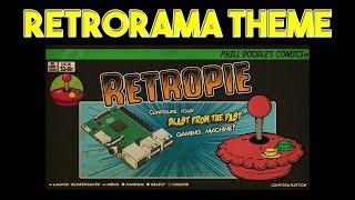 Retrorama Theme For RetroPie Quick Look And How To Install [upl. by Eremaj]