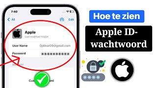 Hoe u uw Apple IDwachtwoord kunt zien als u het bent vergeten [upl. by Annaed350]