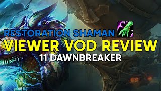 Viewer VOD Review CD Usage amp Spot Healing Restoration Shaman [upl. by Anaek719]