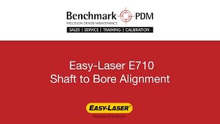 Shaft to Bore Alignment Application using the EasyLaser E710 [upl. by Anerahs140]