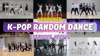 MIRRORED KPOP RANDOM DANCE  Everyone knows [upl. by Andria]