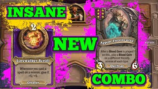 NEW QUILBOAR COMBO IS INSANE  Hearthstone Battlegrounds Season 8 Trinkets [upl. by Albin]