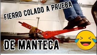 Que tan fuerte es el fierro colado fabricación de maneral 34 con pedaceria para el kilo [upl. by Oicnoel715]