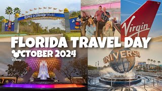 FLY TO FLORIDA WITH US Virgin Atlantic UPPER CLASS Disney World amp Universal Orlando October 2024🇺🇸 [upl. by Fernando914]