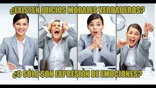 La teoría emotivista de los juicios morales [upl. by Hewet]