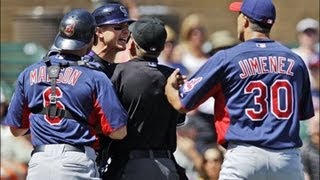 Ubaldo Jimenez Plunks Troy Tulowitzki [upl. by Kerat5]