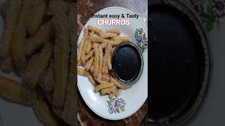 BEST EVER EGGLESS CHURROS 🤩 how to make churros at home shorts churrosrecipe [upl. by Tyika840]