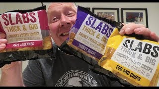 Slabs Thick and Big Crisps NEW FLAVOURS Food Review [upl. by Naot]