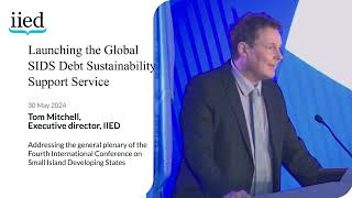 Launching the Global SIDS Debt Sustainability Support Service [upl. by Acquah]