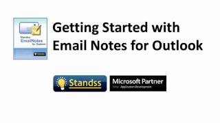 Getting Started with Email Notes for Outlook [upl. by Tannenwald]