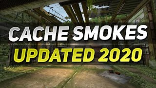 CSGO  Essential Cache Smokes UPDATED 2020 [upl. by Ahsiuqat]