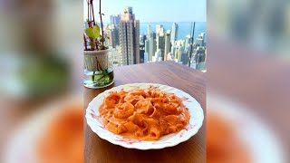 What’s for lunch today🤤 Easy Korean shrimp rosé glass noodles [upl. by Kennard]