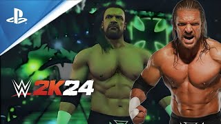 WWE 2K24 Triple H ‘08 Full Official Entrance [upl. by Mushro627]