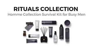 Rituals Homme Collection Survival Kit for Busy Men  Unbox [upl. by Uball79]