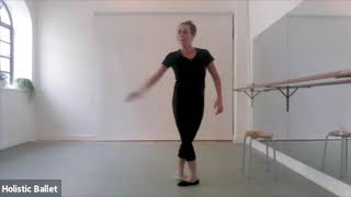 How to do glissade ballet class tutorial beginner level [upl. by Adnalra]