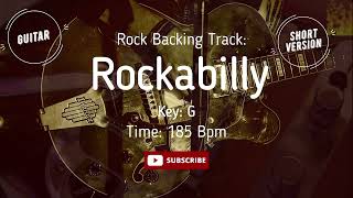 Rockabilly Guitar Backing Track Jam in G [upl. by Ttayh]