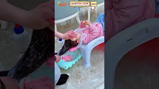 How to Make Hair Washing Easier for Your Baby Try the Multifunctional Baby Hair Washing Chair baby [upl. by Aicile]