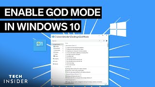 How To Enable God Mode In Windows 10 [upl. by Cele]