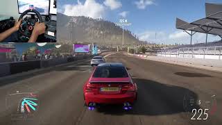 Forza Horizon 5  BMW M3  Road Race  Steering Wheel Gameplay [upl. by Naejeillib]