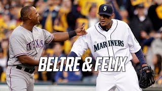 MLB  Adrian Beltre amp Felix Hernandez [upl. by Aziza]