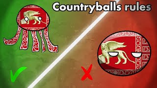 Countryballs Rules  HOW TO DRAW COUNTRYBALLS CORRECTLY PART 5 [upl. by Nwahsram]