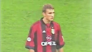 Andriy Shevchenko Debut for Milan vs Parma in Supercoppa 1999 [upl. by Collum]