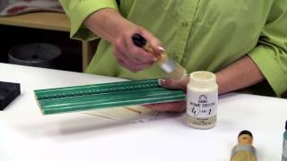 FolkArt Home Decor Learn How To Use Clear Wax [upl. by Maible457]