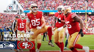 Seattle Seahawks vs San Francisco 49ers  2022 Super Wild Card Weekend Game Highlights [upl. by Nosreme67]