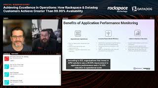 Excellence in Operations How Rackspace amp Datadog Customers Achieve Greater Than 9999 Availability [upl. by Keiko]