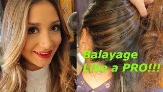 How to Balayage like a pro step by step [upl. by Warton957]