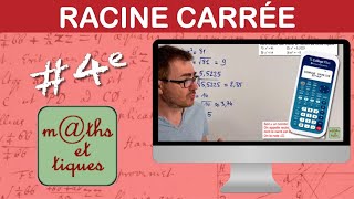 Cours sur les racines carrées des nombres réels 3ème AC séance2 [upl. by Stier]