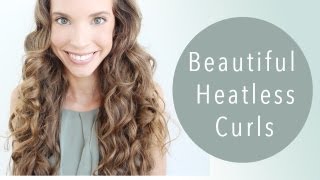 HOW TO HEATLESS CURLS With flexi rods [upl. by Aihsyak]