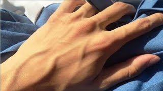 get veiny hands permanently with 3 exercises [upl. by Llegna]