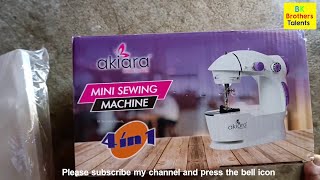 akiara mini sewing machine on boxing BK Brothers talents [upl. by Idyak]