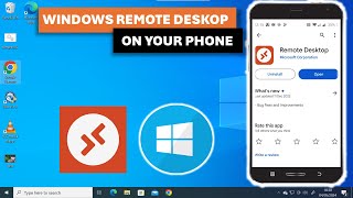 Using Windows Remote Desktop on your Phone [upl. by Noloc]